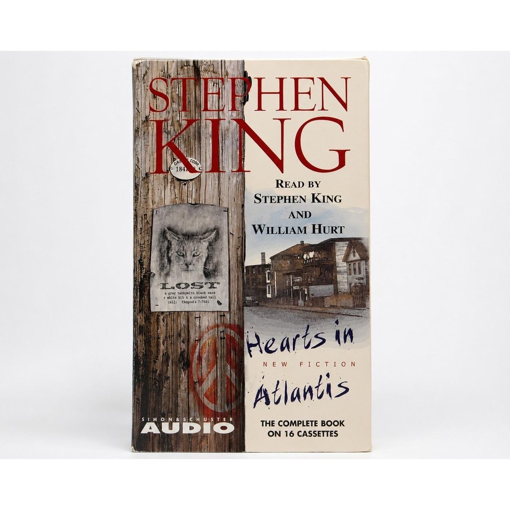 Stephen King Hearts in Atlantis 16 Cassette Audiobook Unabridged Complete 1999